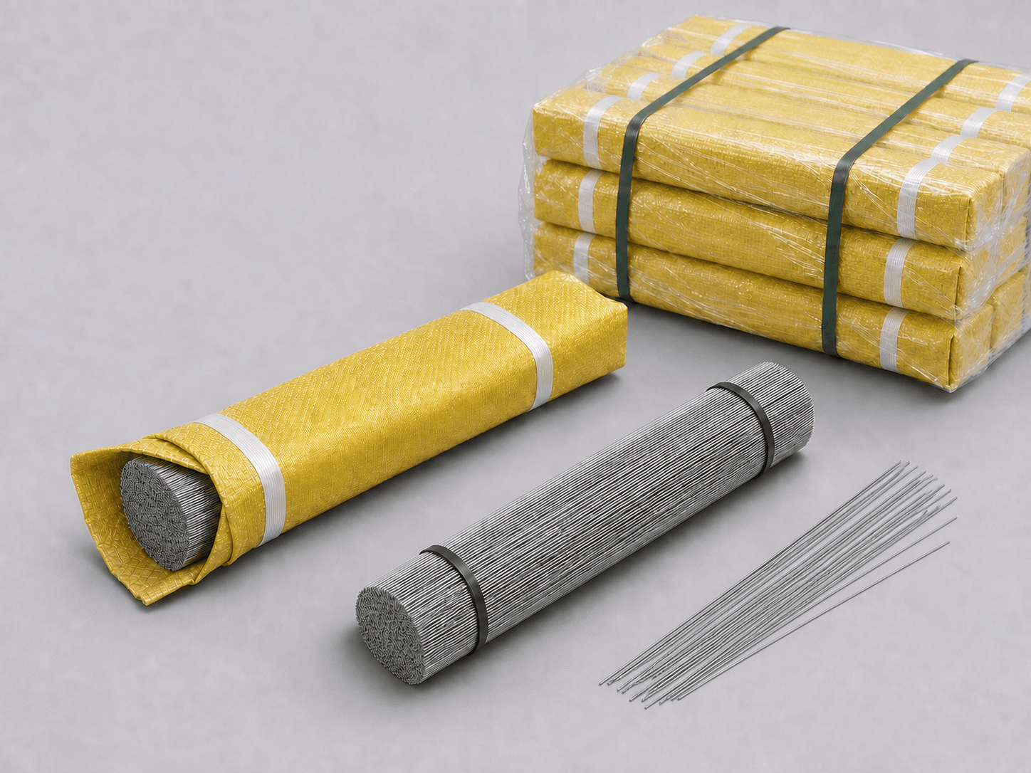 Packaged binding wire